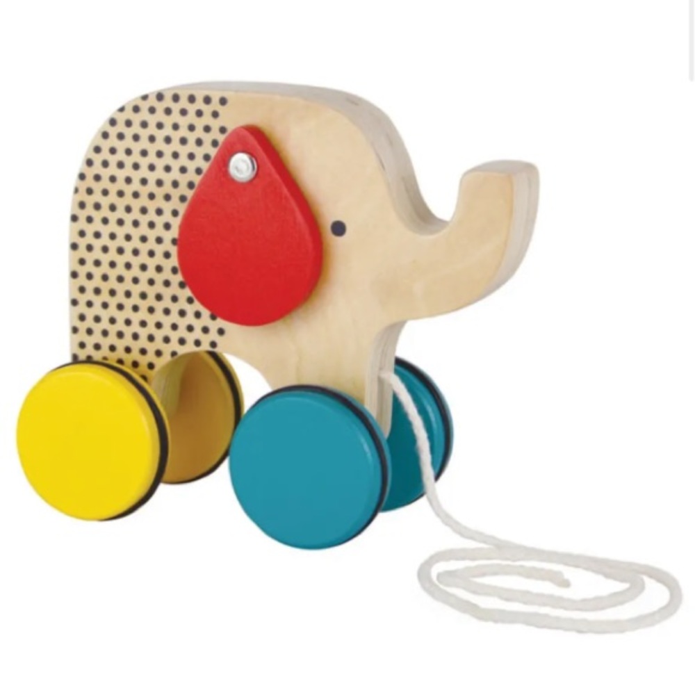 Pull colorful elephant baby/toddler